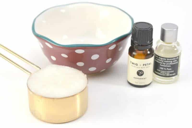 This 3-Ingredient Peppermint Lavender Homemade Vapor Rub is easy to make at home using essential oils. You will love how this all-natural DIY essential oil chest rub helps to relieve congestion.