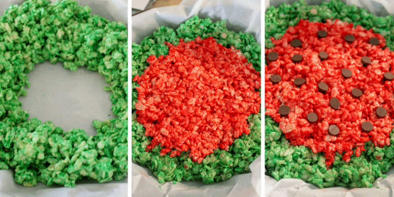 Watermelon Rice Krispies Treats are a fun and easy to make no-bake kids treat perfect for all your summer BBQs and birthday parties.