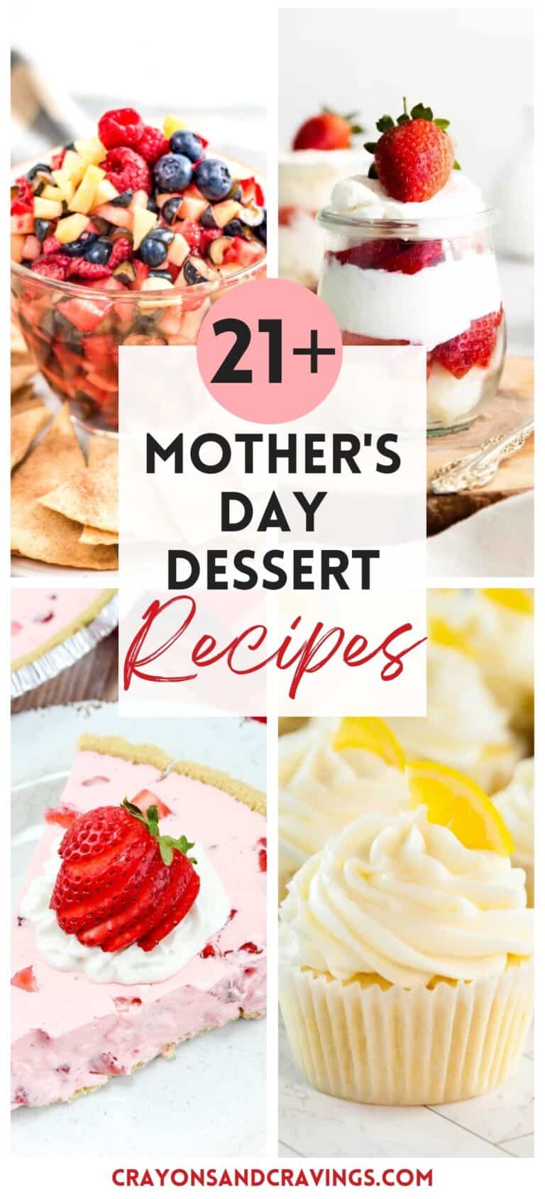 21+ Mother's Day Dessert Ideas