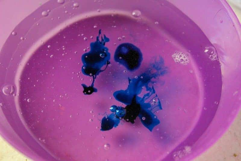 This blue and glittery, borax-free, under the sea ocean slime is a fun DIY sensory activity perfect for the summer months. 