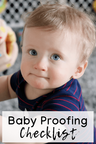 Baby proof your home with the help of this printable baby proofing checklist. 
