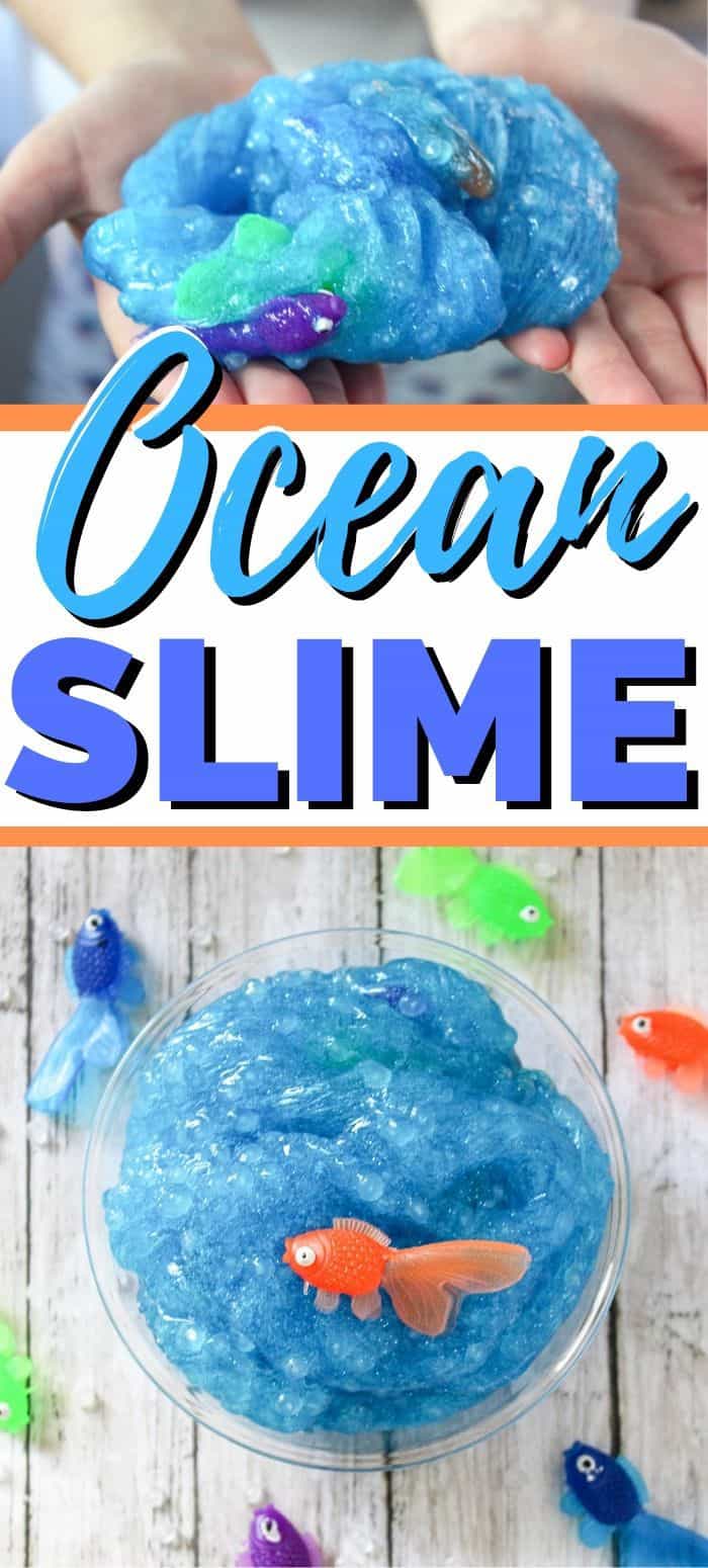 Ocean Slime Recipe: How to Make Ocean Blue Slime with Clear Glue