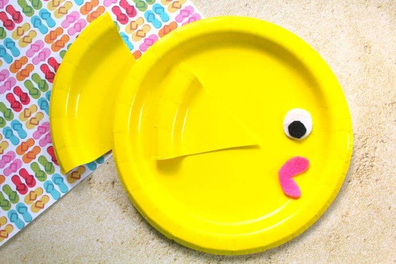 paper plate fish crafts for kids