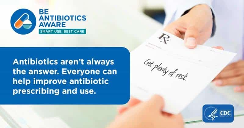 Antibiotics aren't always the answer