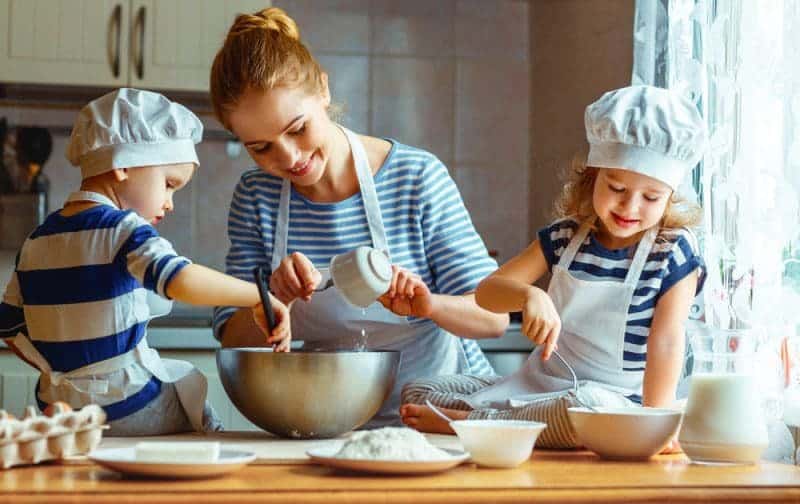 kids cooking kitchen