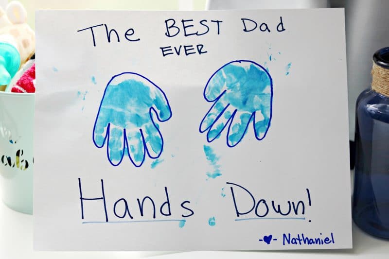 best dad hands down card