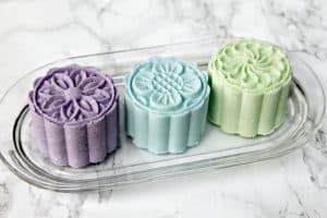 Learn how to make homemade bath bombs easily using a moon cake press. The finished products are beautiful and would make lovely gifts.