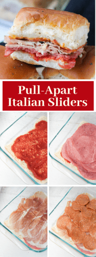 Pull-apart Italian Sliders pin.