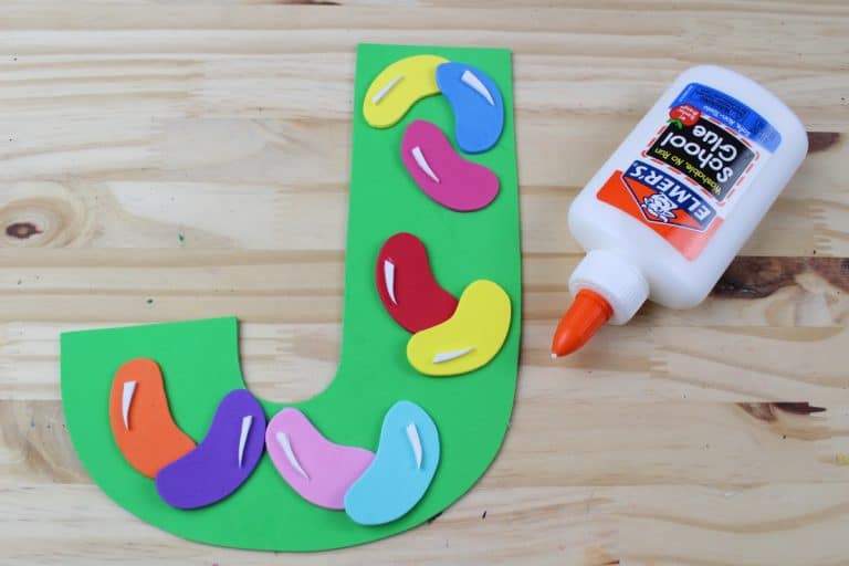 Letter J Craft With Printable J Is For Jelly Beans