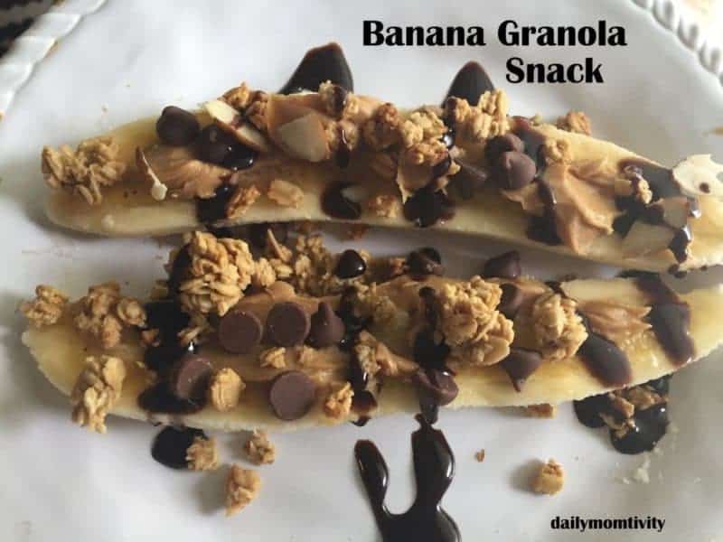 banana granola snacks