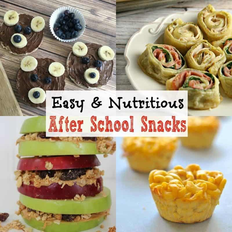 Easy after school snacks that the kids will love. These 26 nutritious after school snack recipes will keep the kids full and satisfied until dinnertime.