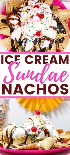 Ice Cream Sundae Nachos Pin