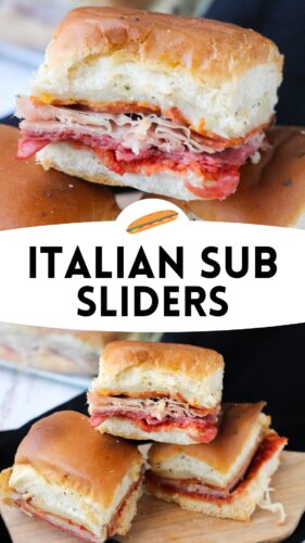 Italian sub sliders pin.