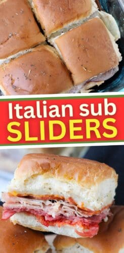 Italian sub sliders pin.