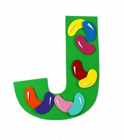 Letter J Craft - J is for Jellybeans
