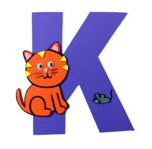 Letter K Craft With Printable – K is For Kitten