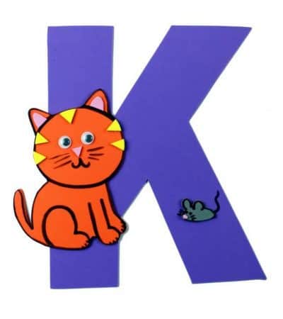This letter K craft with printable template is part of our letter of the week craft series, designed to foster letter recognition in preschoolers.
