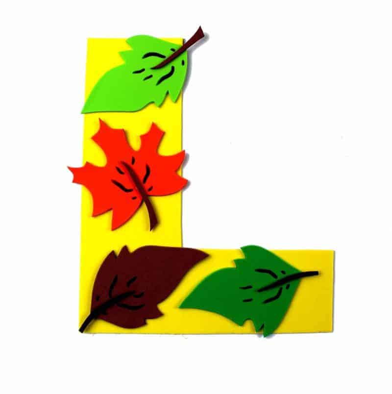 Letter L Craft With Printable L is For Leaf Letter of the Week