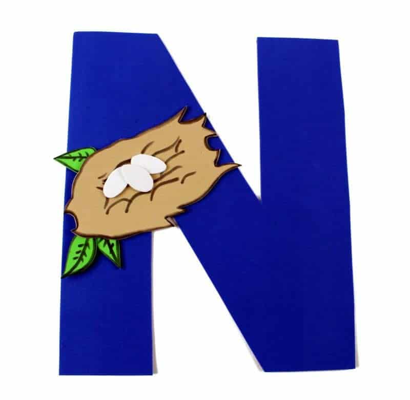 View Printable Letter N Craft Template PNG picture