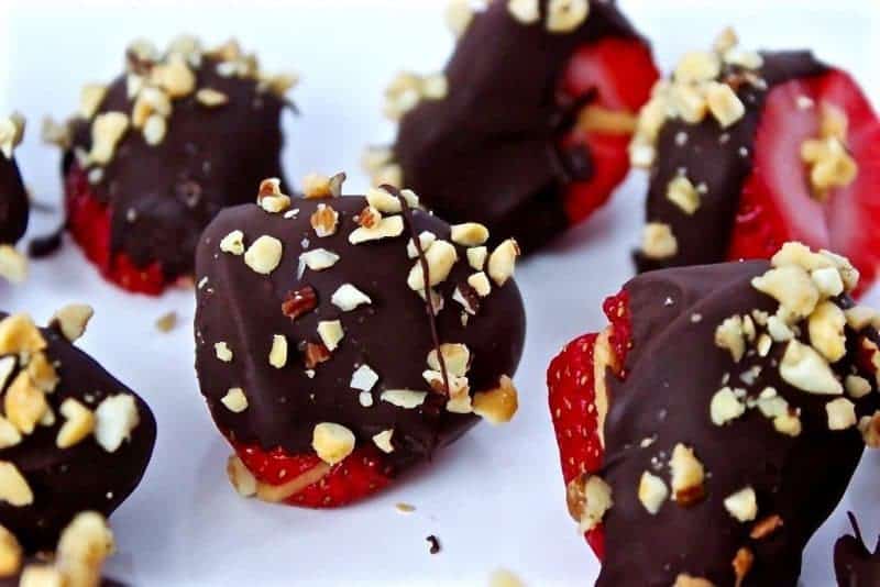 chocolate fruit bites