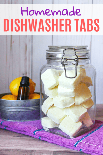 Save money -- and a trip to the store -- by making homemade dishwasher tabs with this easy DIY Dishwasher Tablets tutorial.