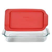 Pyrex 3 qt Glass Baking Dish with Lid