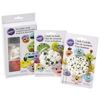 Wilton Sweet Personalities Edible Candy Decorations Eyeballs, Mustaches, Lips, and Teeth Decorating Kit, 4-Piece