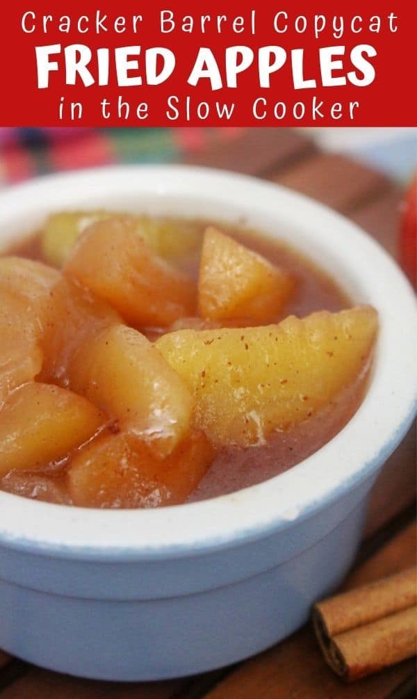 Cracker Barrel Fried Apples Recipe in the Slow Cooker