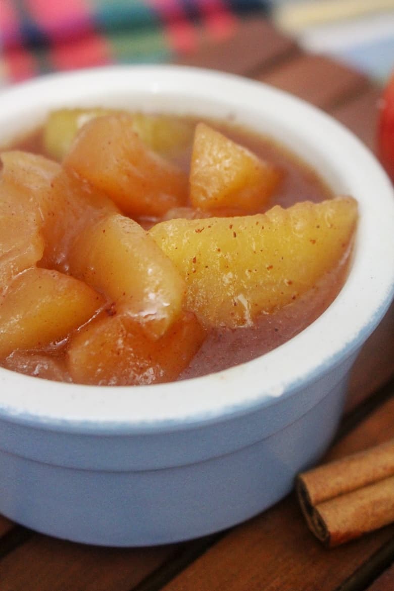 Slow cooker fried apples