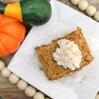 Warm and full of Fall flavors - once you try this easy pumpkin crisp recipe it will become your go-to dessert of the season.