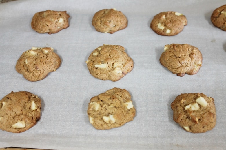 Soft Apple Cookies Just Out of the Oven