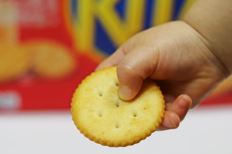 Toddler with Ritz