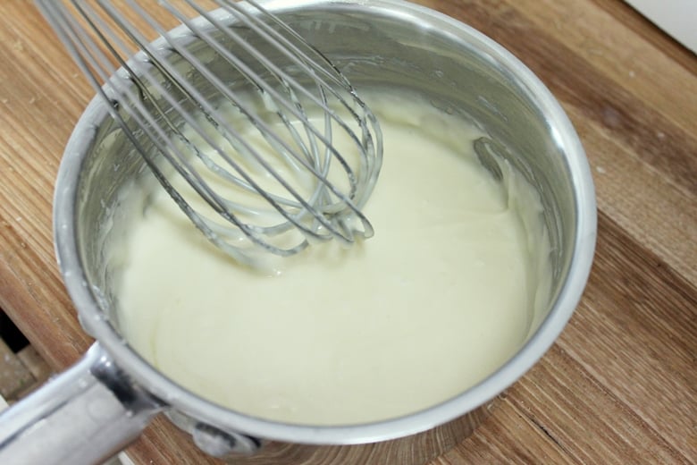 Whisk glaze ingredients together