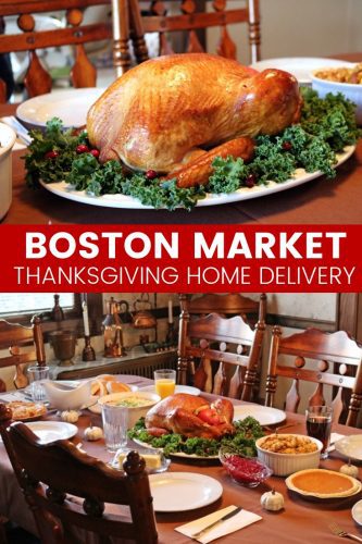 Boston Market Thanksgiving Home Delivery Pin.