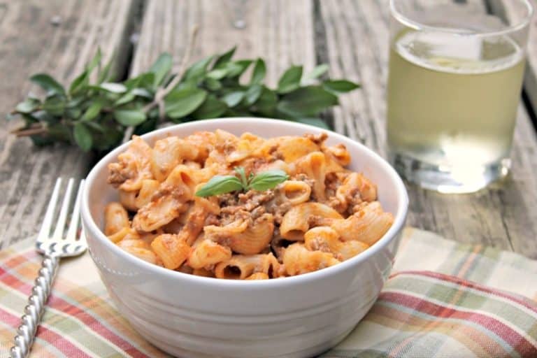 Instant Pot Cheesy Hamburger Casserole Recipe