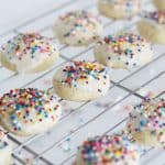 Also known as Italian Christmas cookies, Italian anise cookies have a unique liquorice flavor and are topped with a sweet glaze and sprinkles. 