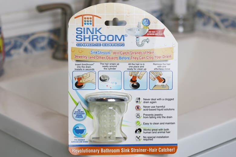 SinkShroom hair catcher for sink drain