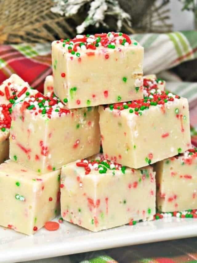 Sugar Cookie Christmas Fudge Story