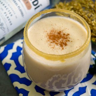 A rich and creamy, no-egg, coquito recipe made with rum and coconut milk.