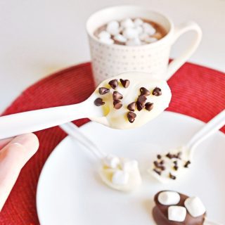 Easy-to-make chocolate spoons pair great with a cup of coffee or hot cocoa and make a great addition to any holiday party.