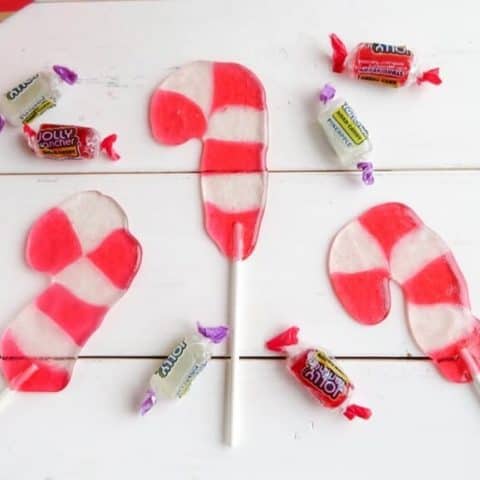 Candy Cane Suckers