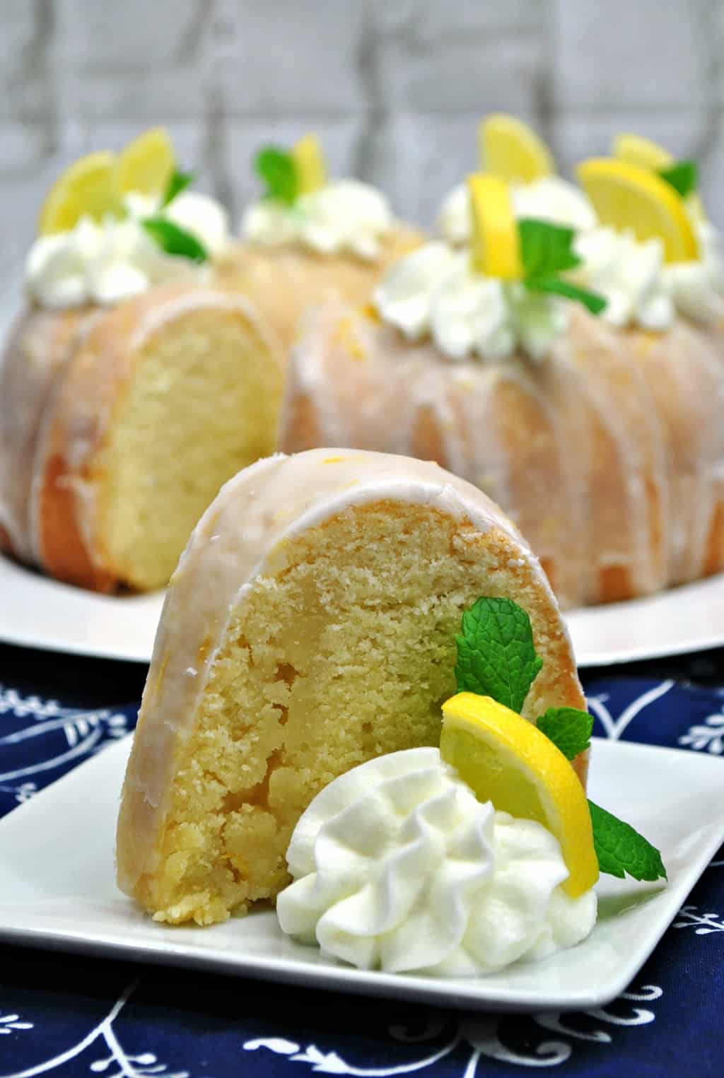 Complete with a zesty lemon glaze, this homemade moist lemon bundt cake recipe is the perfect combination of sweet and tangy.