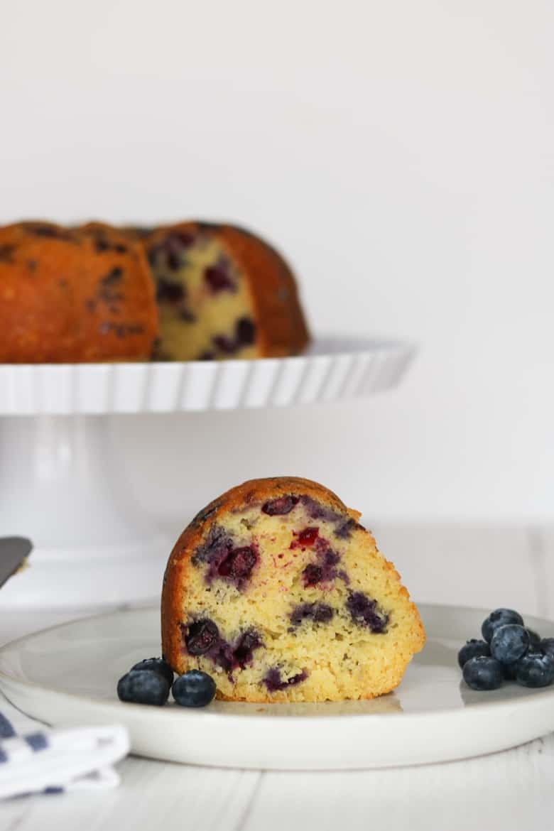 Blueberry Lemon Pound Cake Recipe