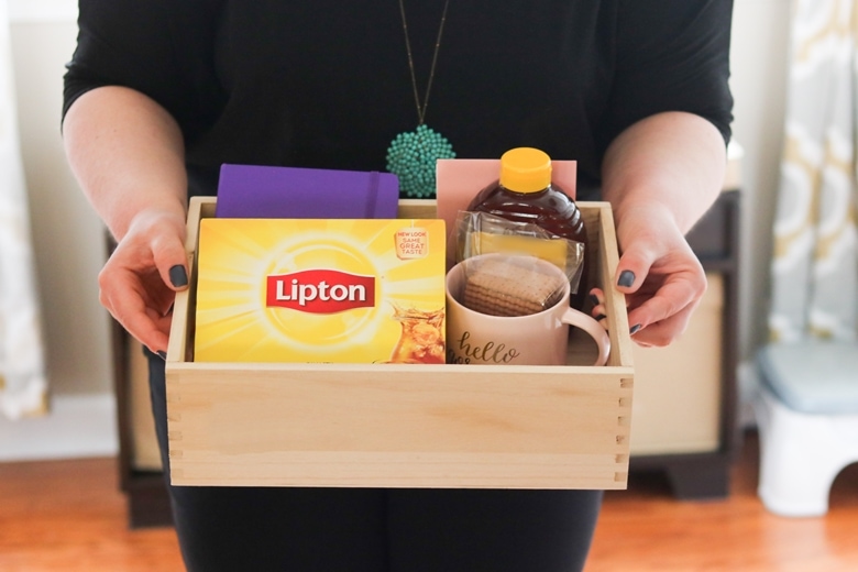 This easy DIY tea gift basket makes a terrific gift for the tea lover in your life for birthdays, Mother's Day, other holidays, or just because.