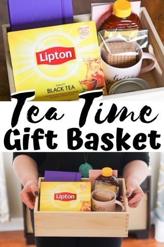 This easy DIY tea gift basket makes a terrific gift for the tea lover in your life for birthdays, Mother's Day, other holidays, or just because.
