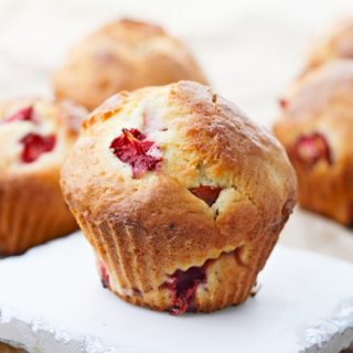 A sweet and fluffy homemade strawberry muffins recipe, made from scratch using fresh strawberries.A sweet and fluffy homemade strawberry muffins recipe, made from scratch using fresh strawberries.