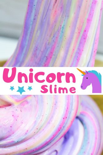 Have a little unicorn lover at home? Learn how to make this beautiful borax-free, glittery and fluffy unicorn slime at home.