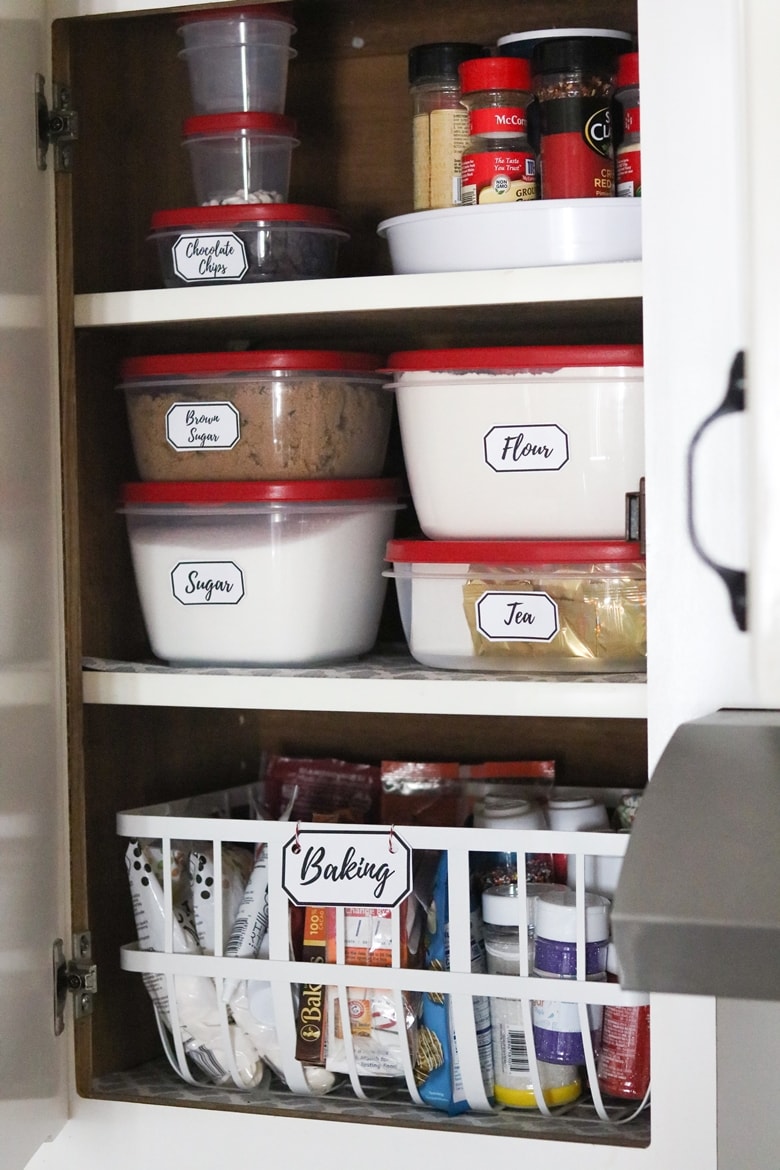 After Pantry Organization