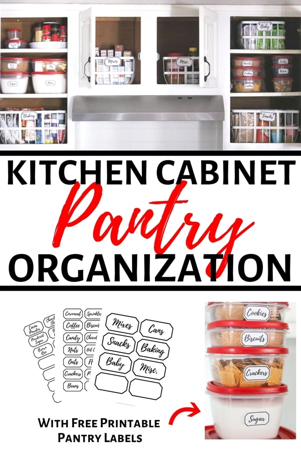 Tackle pantry organization with these 9 simple steps to clean and organize your pantry. Plus, download these free printable pantry labels!