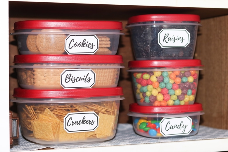 Pantry Organization and Pantry Labels